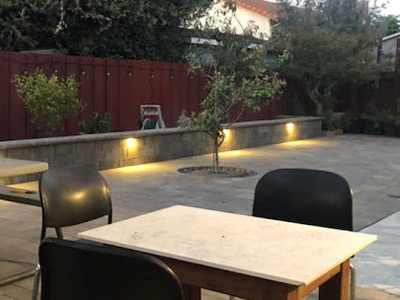 Retaining Wall Lighting, Hayward, CA